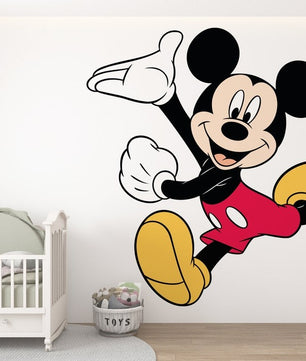 Vinilos decorativos Adhesivos infantiles de Pared mickey mouse niño 4