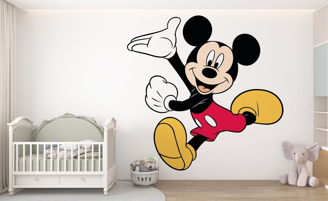 Vinilos decorativos Adhesivos infantiles de Pared mickey mouse niño 4