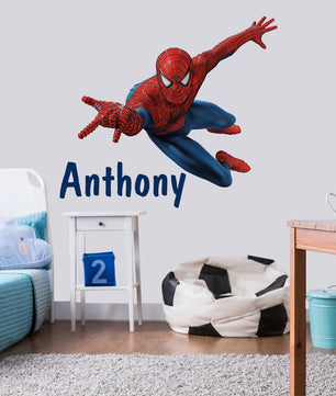 Vinilos decorativos Adhesivos infantiles de pared de spiderman modelo 14 niño