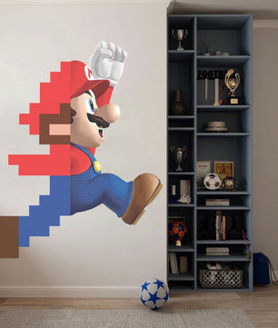 Vinilos decorativos Adhesivos infantiles de Pared mario bros 10 niño