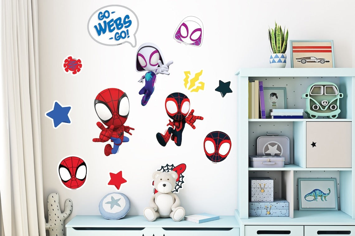 Vinilos decorativos Adhesivos infantiles de pared spiderman modelo 10 niño