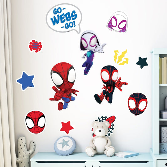 Vinilos decorativos Adhesivos infantiles de pared spiderman modelo 10 niño