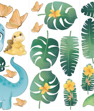 Vinilos decorativos Adhesivos infantiles de pared de dinosaurios modelo 2 infantil niño (0131)