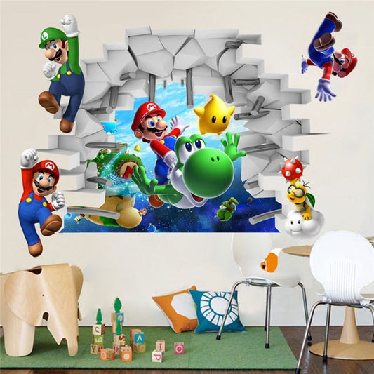 Vinilos decorativos Adhesivos infantiles de Pared mario bros 12 niño