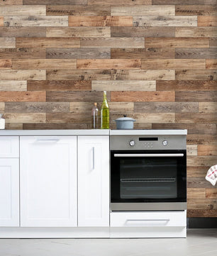 Papel para paredes  Tablones de Madera