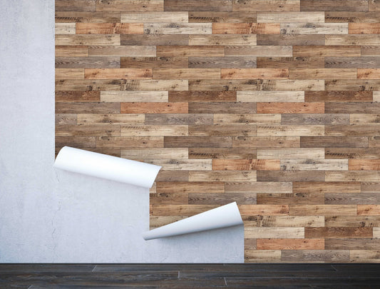 Papel para paredes  Tablones de Madera