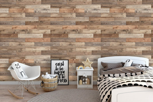 Papel para paredes  Tablones de Madera