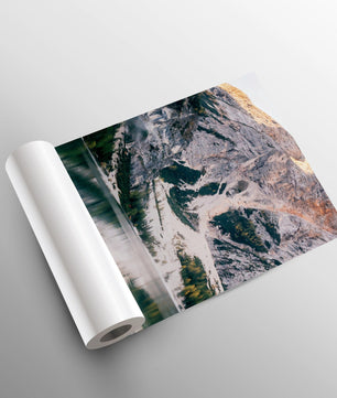 Papel para paredes Paisajes 13 lago con montañas