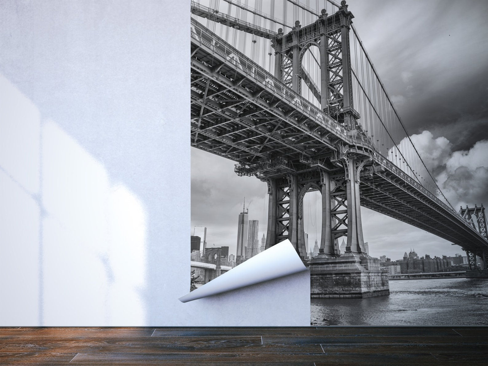 Papel para paredes Ciudades Puente