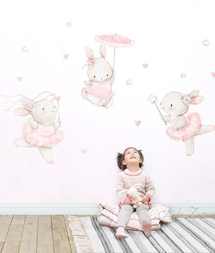 Vinilos decorativos Adhesivos infantiles de Pared  Conjunto para niñas