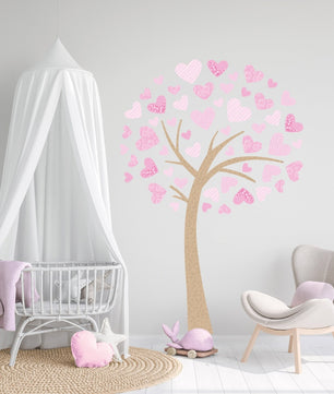 Vinilos decorativos Adhesivos infantiles de pared arboles infantiles de niña