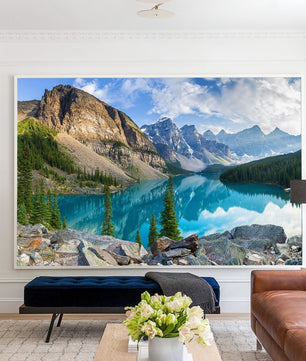 Papel para paredes Paisajes 9 lago turquesa