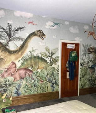 Papel para paredes Jungla jurassica