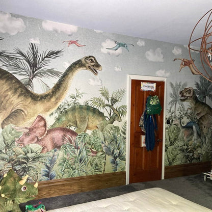 Papel para paredes Jungla jurassica
