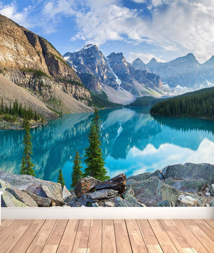 Papel para paredes Paisajes 9 lago turquesa