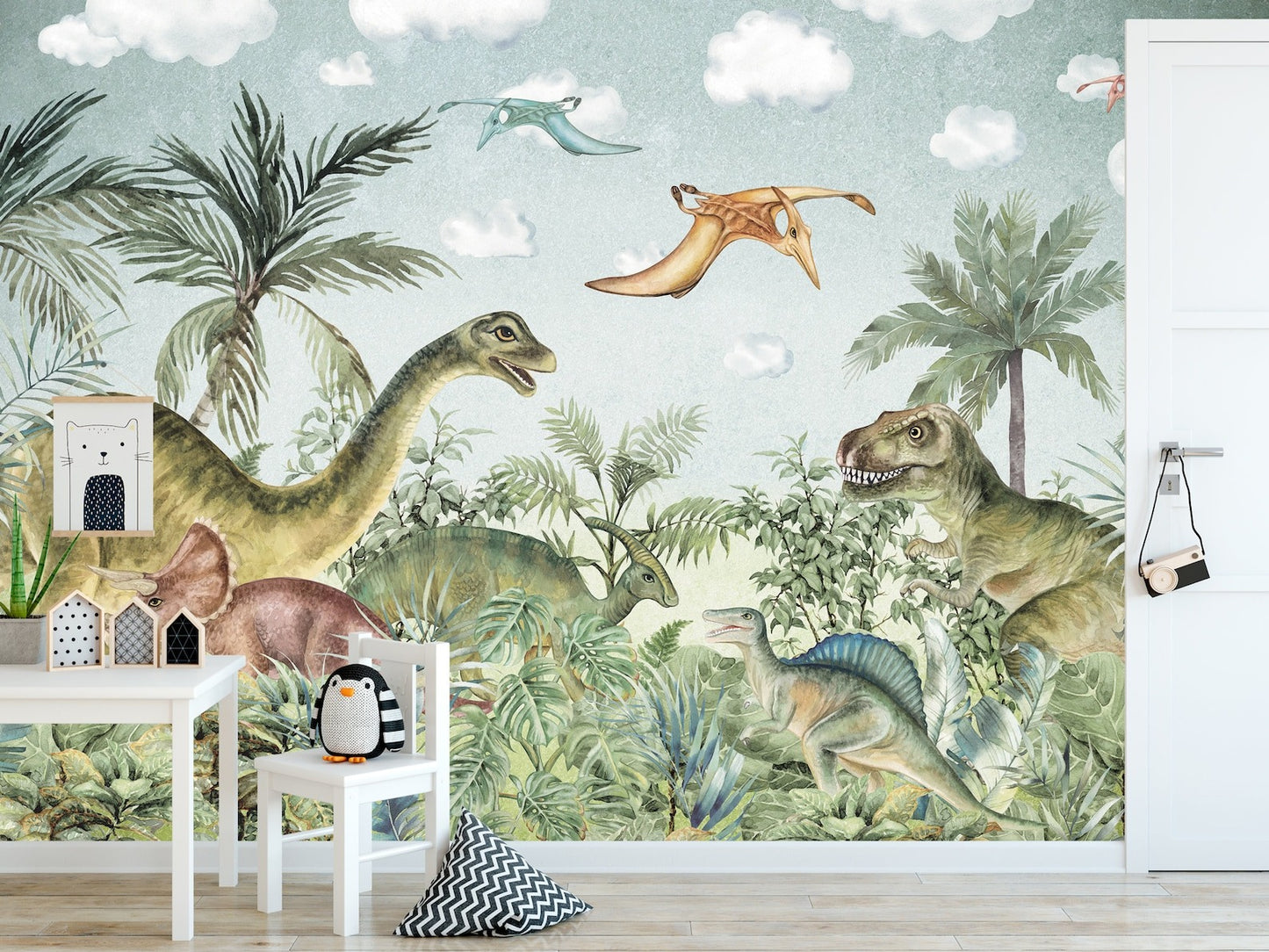 Papel para paredes Jungla jurassica