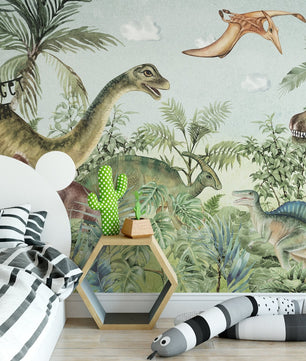 Papel para paredes Jungla jurassica
