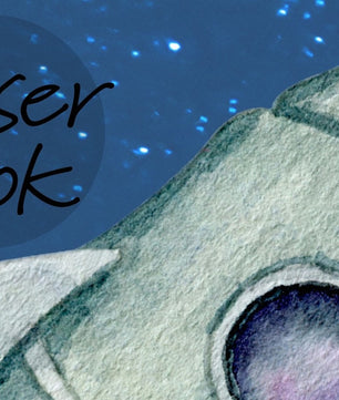 Papel para paredes arte astronauta en acuarela