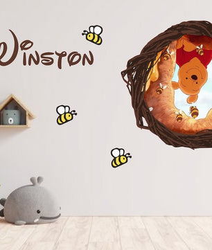 Vinilos decorativos Adhesivos infantiles de Pared  Winnie the Pooh 9