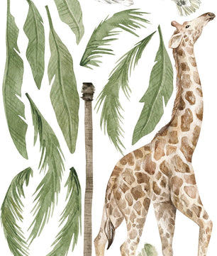 Vinilos decorativos Adhesivos infantiles de Pared Elefante en la selva