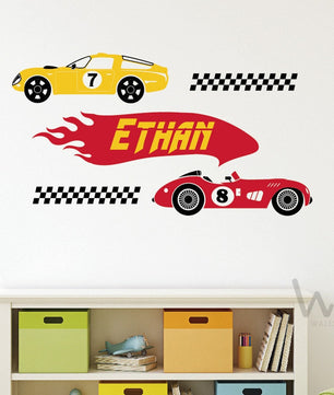 Vinilos decorativos Adhesivos infantiles de Pared  Carros 1