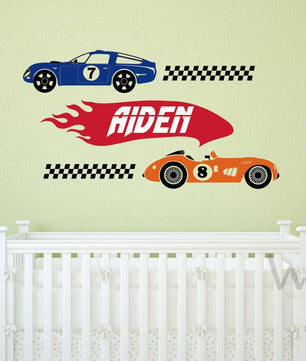 Vinilos decorativos Adhesivos infantiles de Pared  Carros 1