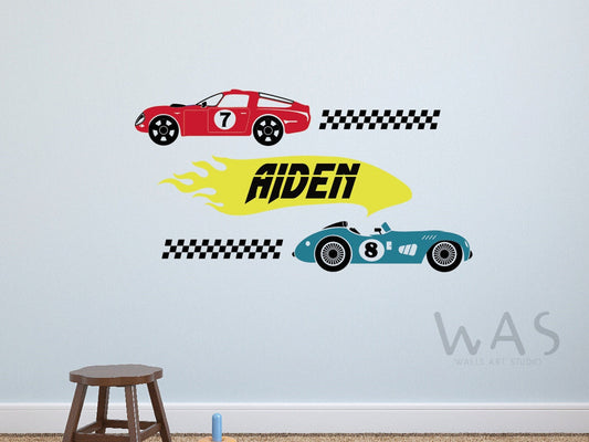 Vinilos decorativos Adhesivos infantiles de Pared  Carros 1