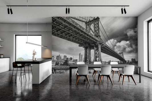 Papel para paredes Ciudades Puente