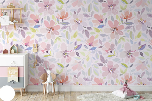 Papel para paredes Flores Mosaico 8