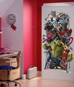 Vinilos decorativos Adhesivos infantiles de pared los vengadores 8