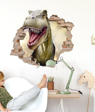 Vinilos decorativos Adhesivos infantiles de pared  Conjunto de dinosaurios Conjunto