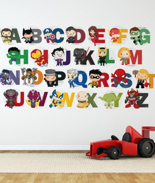 Abecedario Superheroes