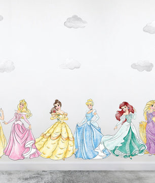 Vinilos decorativos Adhesivos infantiles de Pared princesas 5