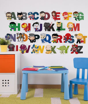 Abecedario Superheroes