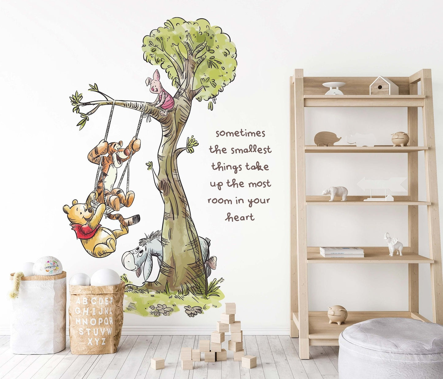 Vinilos decorativos Adhesivos infantiles de Pared  Winnie the Pooh 2