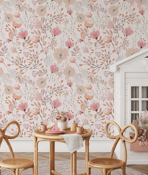 Papel para paredes Flores Mosaico 10