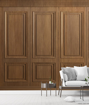 Papel para paredes Paneles de madera vintage