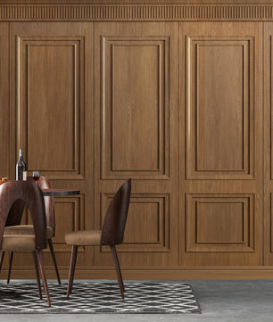 Papel para paredes Paneles de madera vintage