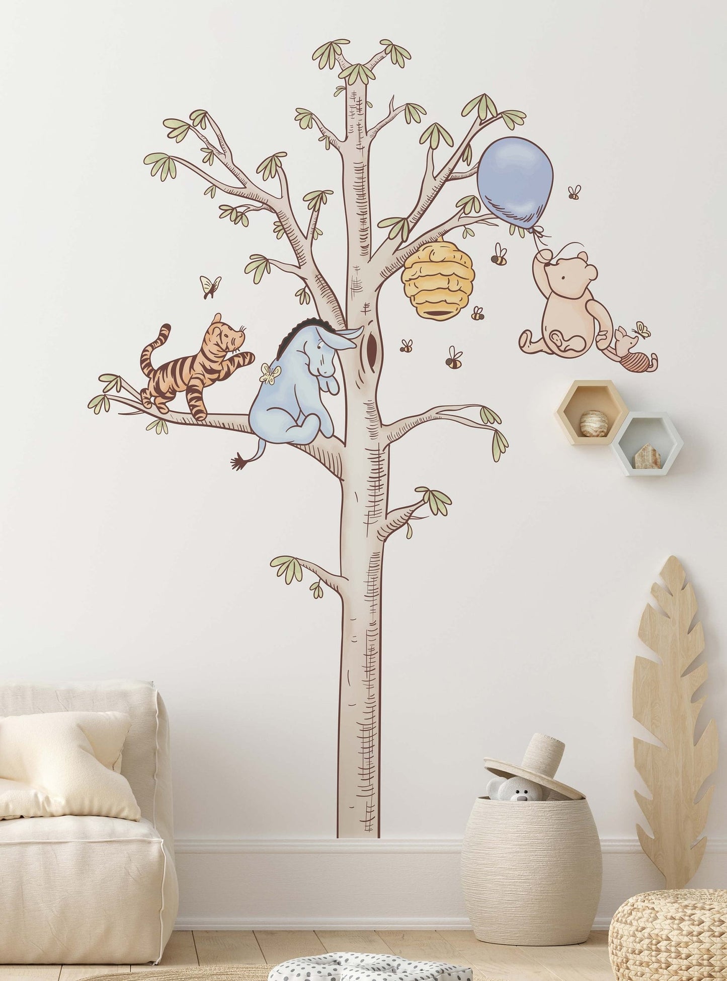 Vinilos decorativos Adhesivos infantiles de Pared  Winnie the Pooh 3