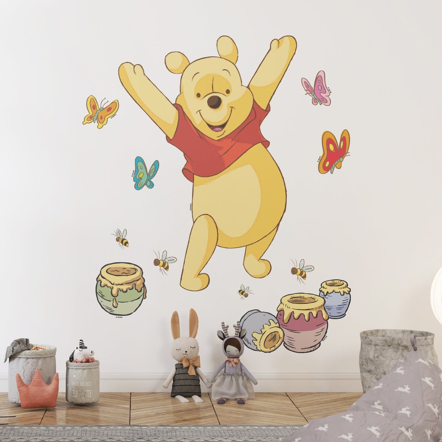 Vinilos decorativos Adhesivos infantiles de Pared  Winnie the Pooh 1