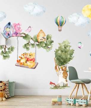Vinilos decorativos Adhesivos infantiles de Pared  Winnie the Pooh 10
