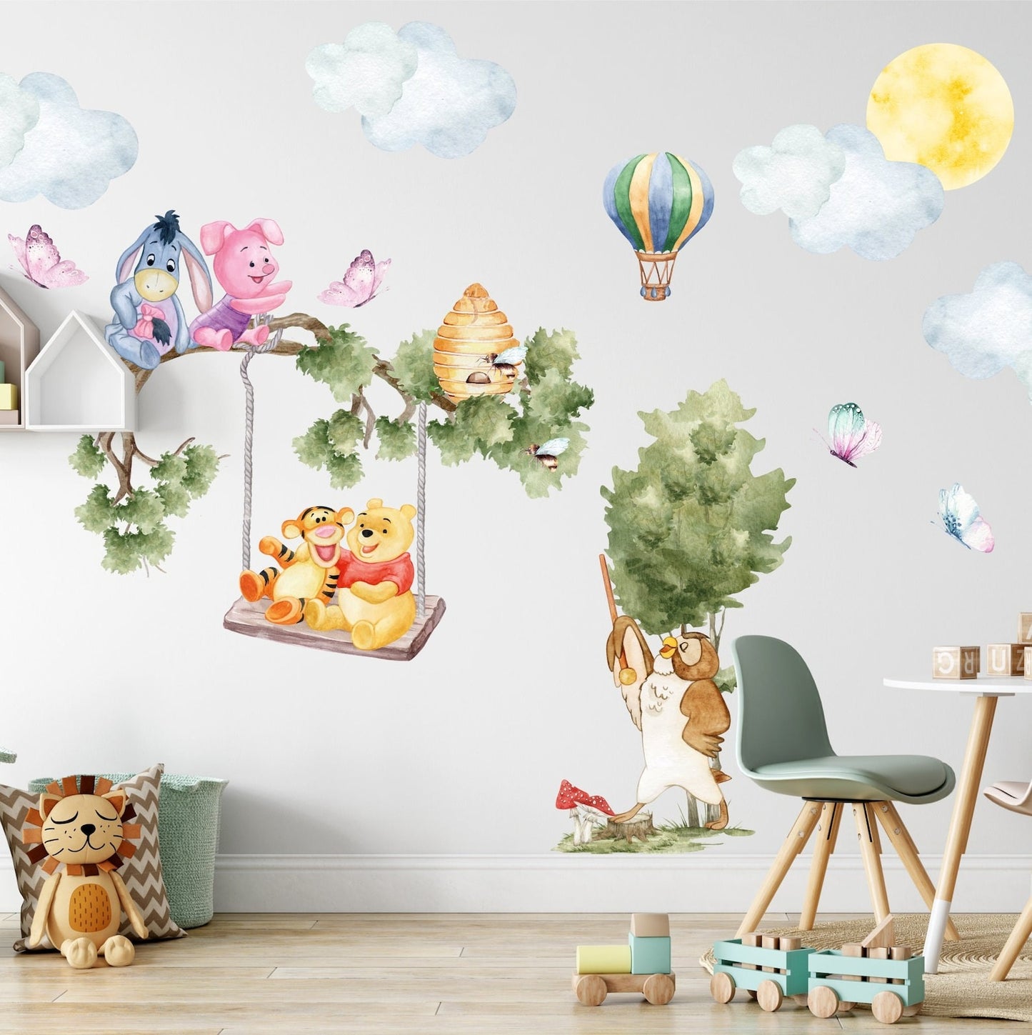 Vinilos decorativos Adhesivos infantiles de Pared  Winnie the Pooh 10