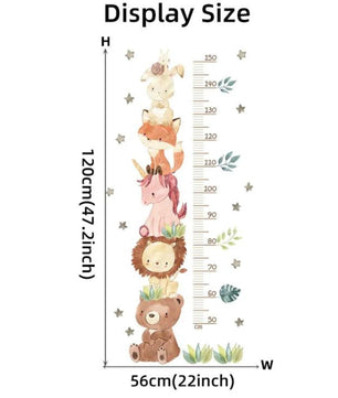 Medidor de altura Animales niña