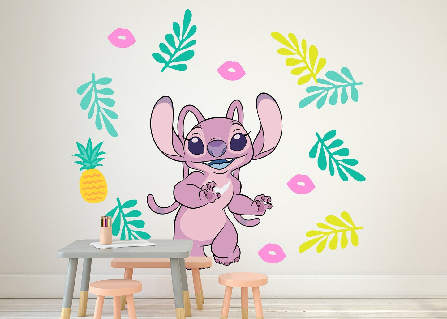 Vinilos decorativos Adhesivos infantiles de Pared  Stitch 4