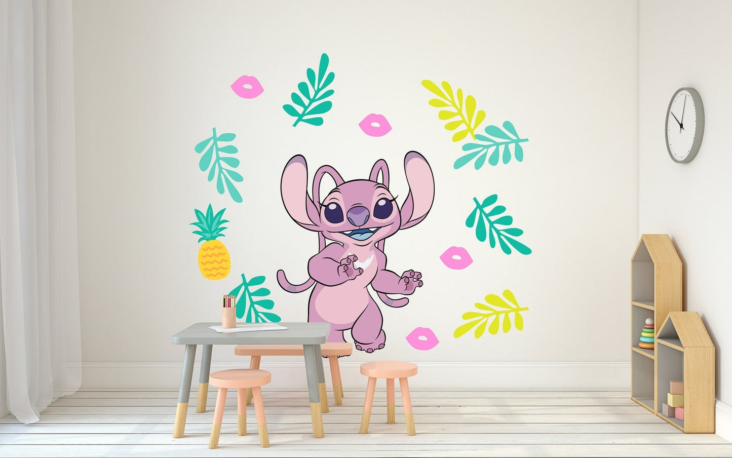 Vinilos decorativos Adhesivos infantiles de Pared  Stitch 4