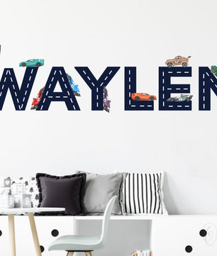 Vinilos decorativos Adhesivos infantiles de Pared Carro 3