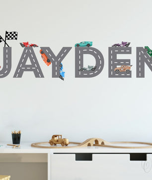 Vinilos decorativos Adhesivos infantiles de Pared Carro 3