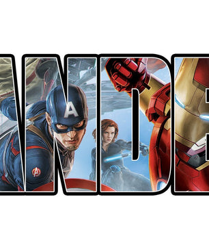 Vinilos decorativos Adhesivos infantiles de pared los vengadores 6