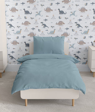 Papel para paredes Mosaico dinosaurios colorido