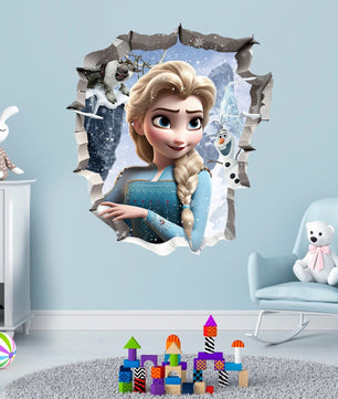Vinilos decorativos Adhesivos infantiles de Pared frozen 6